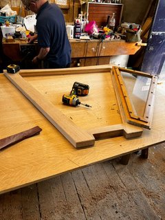 Replacement Cratch Board, under construction