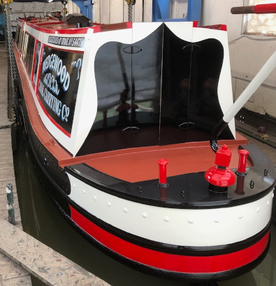 'Josiah', in our painting dock.