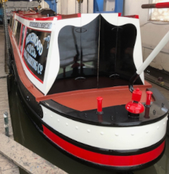 'Josiah', in our painting dock.